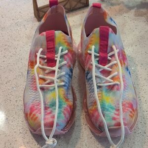 LASHEELAH Colorful Tie-Dye Sneakers BRAND NEW
